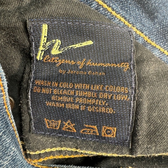 Citizens Of Humanity Ingrid #002 Flare Jeans Womens Size 28 Low Rise Stretch - Picture 6 of 16